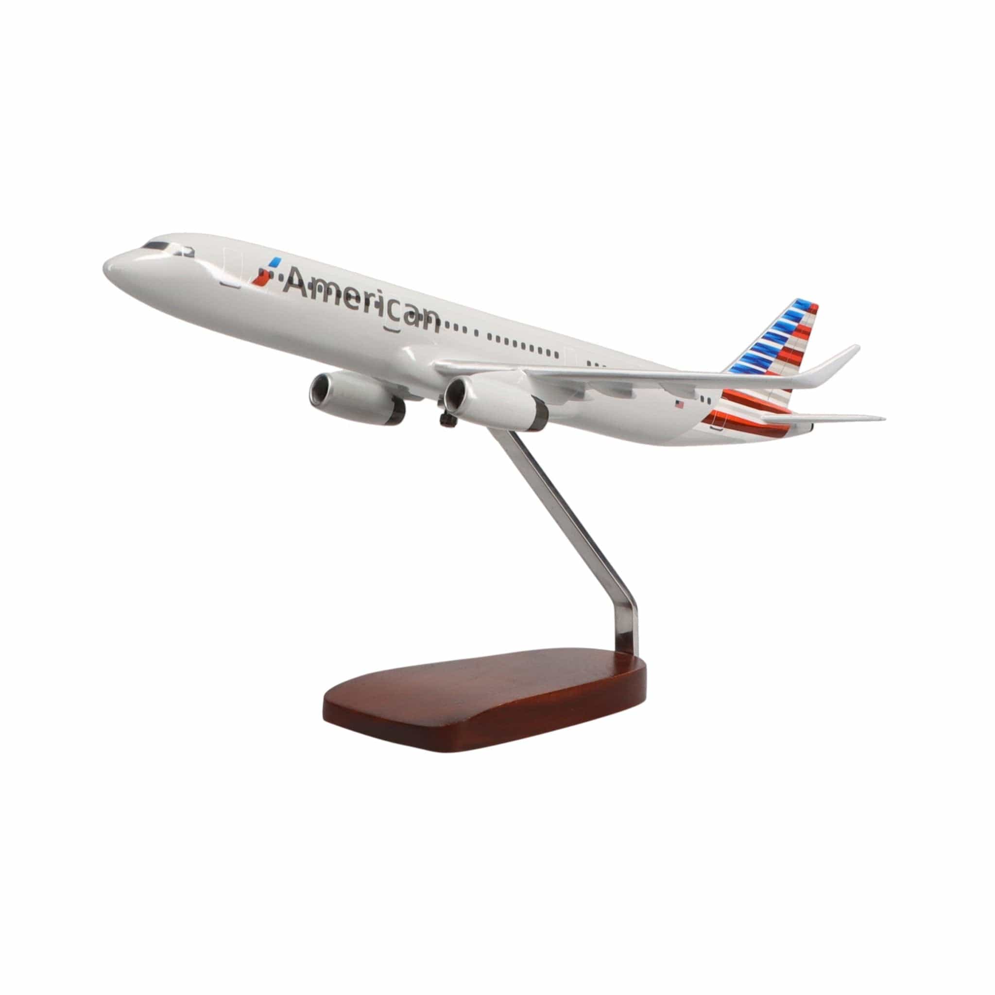 Airbus A321-200 American Airlines Large Mahogany Model