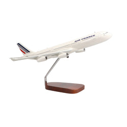 Airbus A340-300 Air France Limited Edition Large Mahogany Model - PilotMall.com