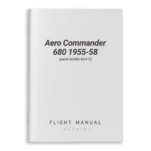 Essco Aircraft Aircraft Manual Aero Commander 680 1955-58 Flight Manual (part# AC680-55-F-C)
