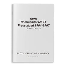 Essco Aircraft Aircraft Manual Aero Commander 680FL Pressurized 1964-1967 POH (AC680FLP-F-C)