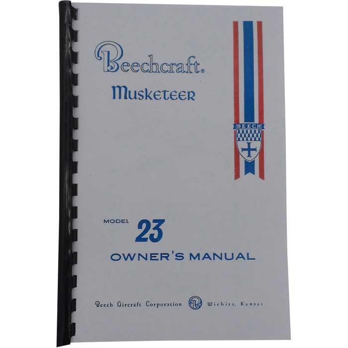 Essco Aircraft Aircraft Manual Beech 23 Musketeer Owner's Manual (part# 169-590000-1)
