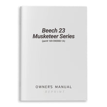 Essco Aircraft Aircraft Manual Beech 23 Musketeer Series Owner's Manual (part# 169-590000-1A)