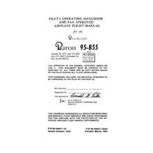 Essco Aircraft Aircraft Manual Beech Baron 95-B55 Pilot's Operating Handbook (part# 96590011-25)