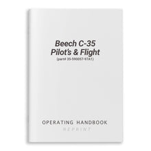 Essco Aircraft Aircraft Manual Beech C-35 Pilot's Operating Handbook & Flight (part# 35-590057-97A1)