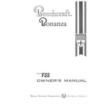 Essco Aircraft Aircraft Manual Beech F-35 Owner's Manual (part# 35-590001-5)