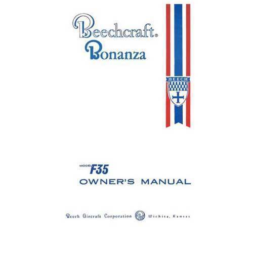 Essco Aircraft Aircraft Manual Beech F35 Bonanza Owner's Manual (part# 35-590071-3)