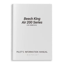 Essco Aircraft Aircraft Manual Beech King Air 200 Series Pilot's Operating Manual (101-590010-5)