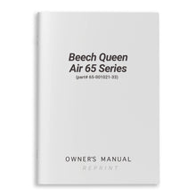 Essco Aircraft Aircraft Manual Beech Queen Air 65 Series Owner's Manual (part# 65-001021-33)