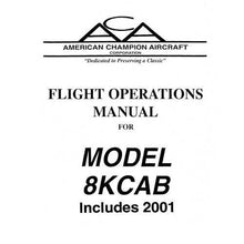 Essco Aircraft Aircraft Manual Bellanca 8KCAB Decathlon 1971 Flight Manual (part# BE8KCB71-F)