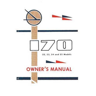 Cessna 170B 1952-55 Owner's Manual
