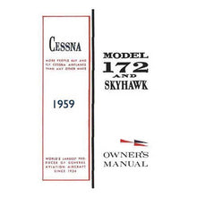 Essco Aircraft Aircraft Manual Cessna 172 & Skyhawk 1959 Owners Manual