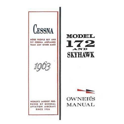 Essco Aircraft Aircraft Manual Cessna 172 & Skyhawk 1963 Owner's Manual