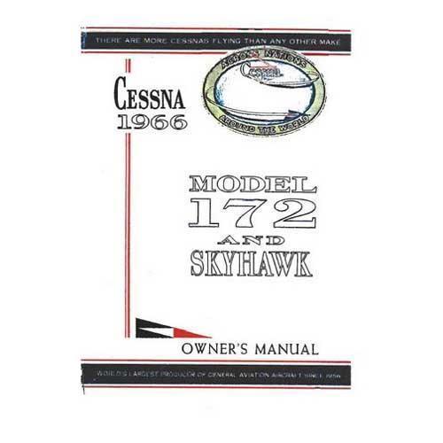 Essco Aircraft Aircraft Manual Cessna 172G & Skyhawk 1966 Owner's Manual