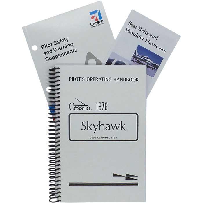 Cessna Aircraft Company Aircraft Manual Cessna 172M Skyhawk 1976 Pilot's Operating Handbook (D1057-13)