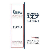 Essco Aircraft Aircraft Manual Cessna 177B 1973 Owner's Manual