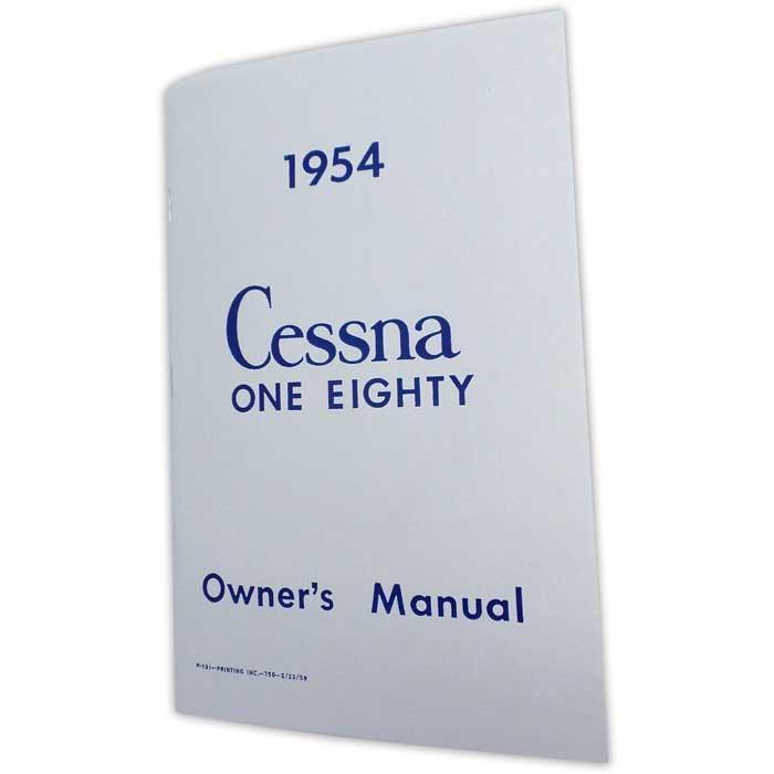 Essco Aircraft Aircraft Manual Cessna 180 1954 Owner's Manual