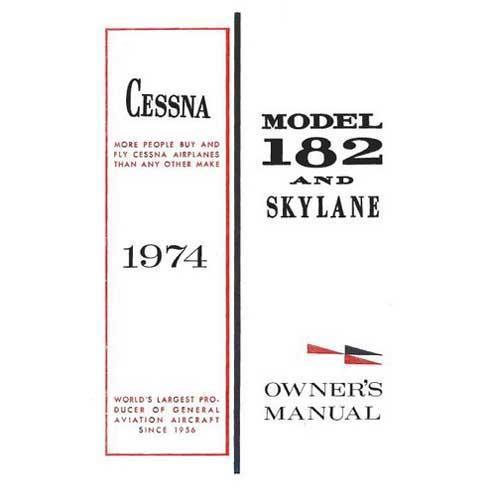 Cessna 182P Owner's Manual 1974 Skylane Reprint | Essco