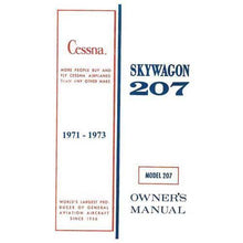 Essco Aircraft Aircraft Manual Cessna 207 Skywagon 1971-73 Owner's Manual