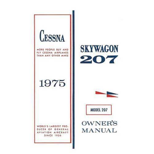 Essco Aircraft Aircraft Manual Cessna 207 Skywagon 1975 Owner's Manual