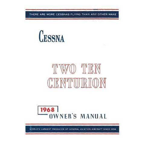 Essco Aircraft Aircraft Manual Cessna 210H Centurion1968 Owner's Manual