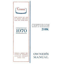 Essco Aircraft Aircraft Manual Cessna 210K Centurion1970 Owner's Manual