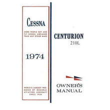 Essco Aircraft Aircraft Manual Cessna 210L Centurion 1974 Owner's Manual