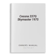 Essco Aircraft Aircraft Manual Cessna 337G Skymaster 1975 Owner's Manual