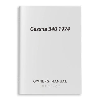 Cessna 340 1974 Manual del propietario