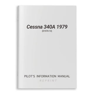 Manual de información del piloto Cessna 340A 1979 (D1570-13)