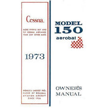 Essco Aircraft Aircraft Manual Cessna A150L Aerobat 1973 Owner's Manual
