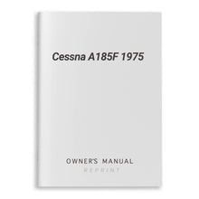 Essco Aircraft Aircraft Manual Cessna A185F 1975 Owner's Manual