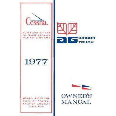 Cessna Aircraft Company Aircraft Manual Cessna A188B 1977 Pilot's Operating Handbook (D1089-13)