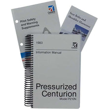 Cessna Aircraft Company Aircraft Manual Cessna P210NPressurizedCenturion 1983 Pilot's Information Manual (D1246-13)
