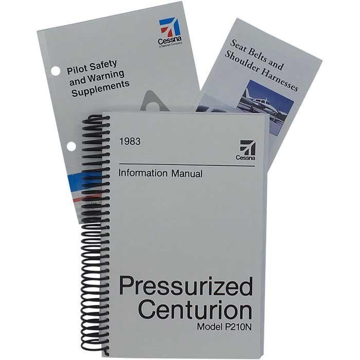 Cessna Aircraft Company Aircraft Manual Cessna P210NPressurizedCenturion 1983 Pilot's Information Manual (D1246-13)
