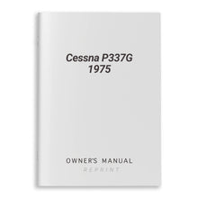 Essco Aircraft Aircraft Manual Cessna P337G 1975 Owner's Manual