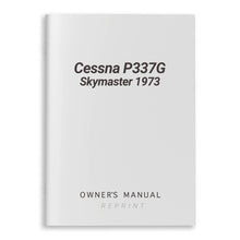 Essco Aircraft Aircraft Manual Cessna P337G Skymaster 1973 Owner's Manual