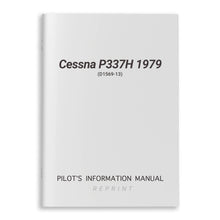 Cessna Aircraft Company Aircraft Manual Cessna P337H 1979 Pilot's Information Manual (D1569-13)