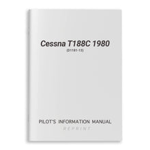Cessna Aircraft Company Aircraft Manual Cessna T188C 1980 Pilot's Information Manual (D1181-13)