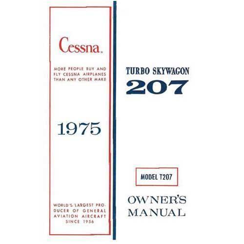 Essco Aircraft Aircraft Manual Cessna Turbo 207 Skywagon 1975 Owner's Manual