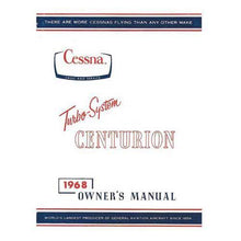 Essco Aircraft Aircraft Manual Cessna Turbo 210H Centurion 1968 Owner's Manual
