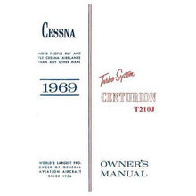 Essco Aircraft Aircraft Manual Cessna Turbo 210J Centurion 1969 Owner's Manual