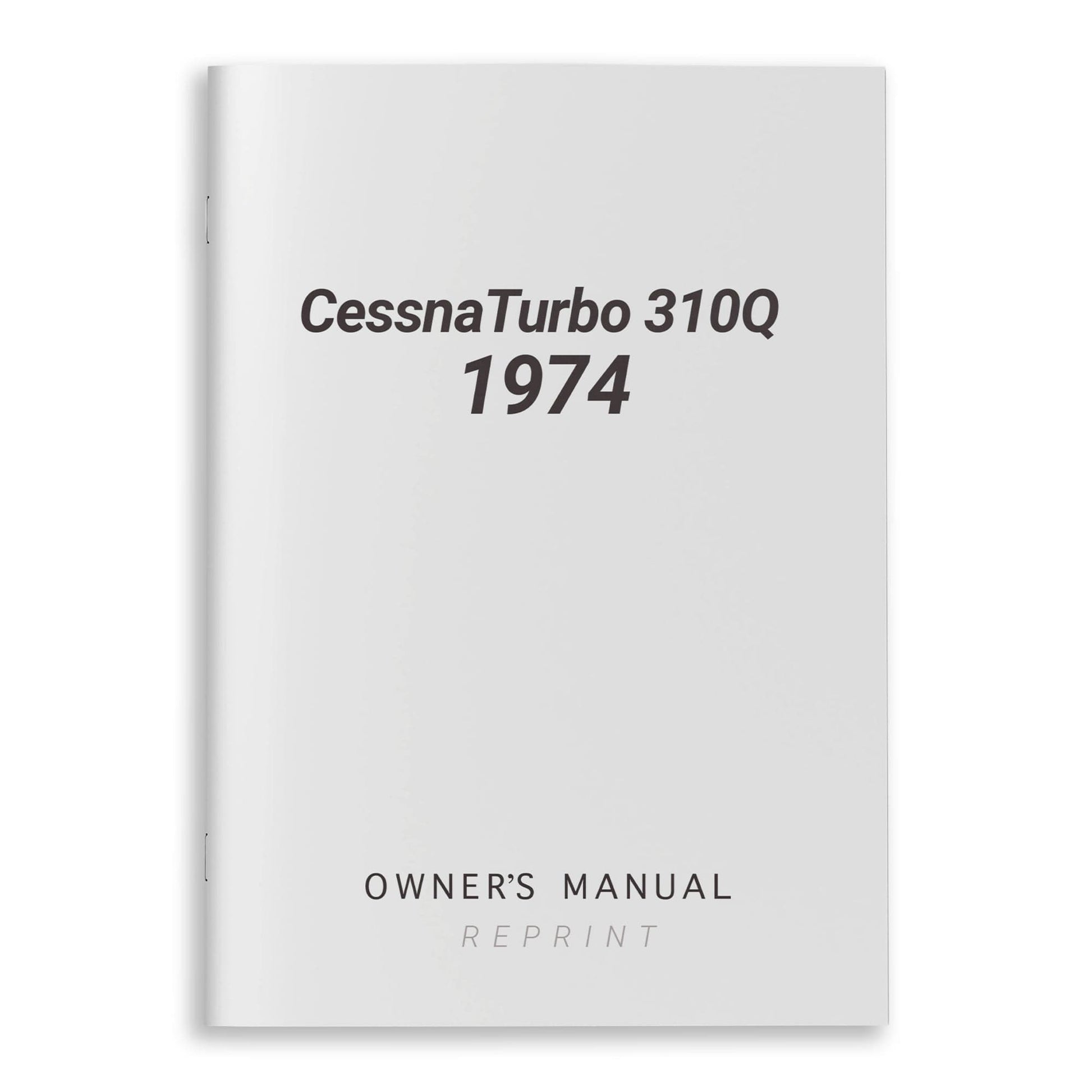 Essco Aircraft Aircraft Manual Cessna Turbo 310Q 1974 Owner's Manual