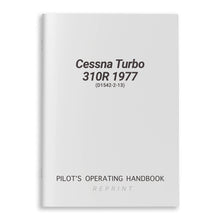 Cessna Aircraft Company Aircraft Manual Cessna Turbo 310R 1977 Pilot's Operating Handbook (D1542-2-13)