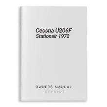 Essco Aircraft Aircraft Manual Cessna U206F Stationair 1972 Owner's Manual