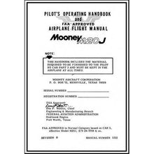 Essco Aircraft Aircraft Manual Mooney M20J 1979-1980 Pilot's Operating Handbook (part# 1223)