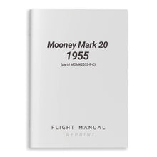 Essco Aircraft Aircraft Manual Mooney Mark 20 1955 Flight Manual (part# MOMK2055-F-C)