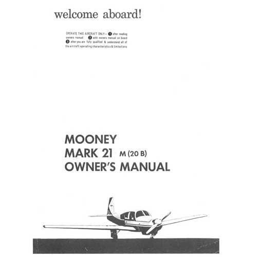 Essco Aircraft Aircraft Manual Mooney Mark 21 M20B Owner's Manual (part# MOM20B-O-C)