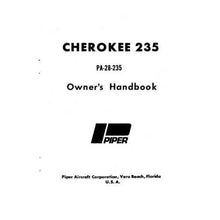 Essco Aircraft Aircraft Manual Piper PA-28-235 Cherokee 1973 Owner's Manual (part# 761-514)
