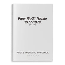 Essco Aircraft Aircraft Manual Piper PA-31 Navajo 1977-1979 POH (761-626)