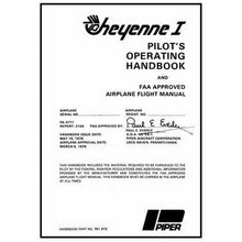 Essco Aircraft Aircraft Manual Piper PA-31T1 Cheyenne 1 1978-83 POH (761-673)